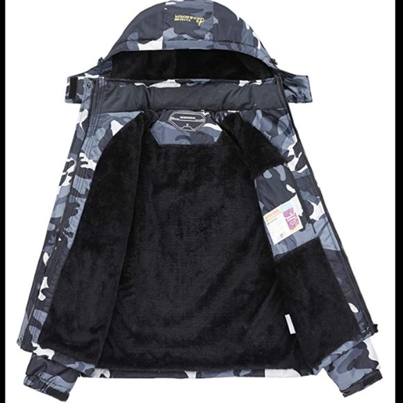 Men's Waterproof Ski Jacket Warm Winter Snow Coat Mountain Windbreaker - Picture 3 of 5